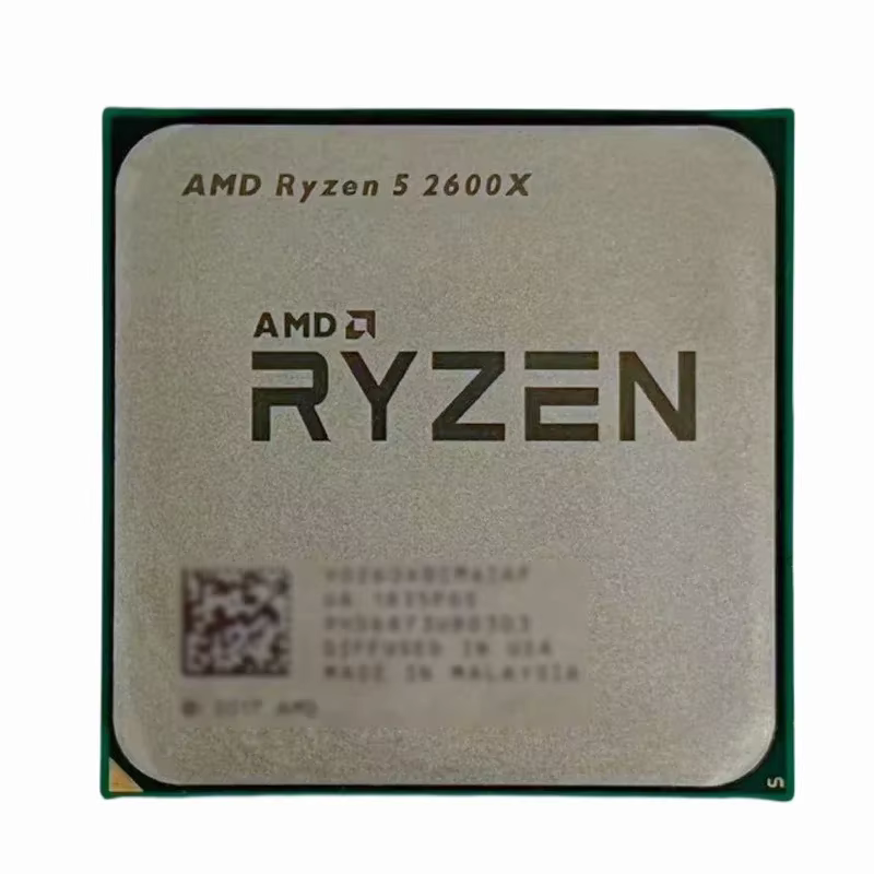 Splendide processeur de bureau AMD pour jeux Ryzen 5 R5 2600X 6 cœurs 12 threads 3