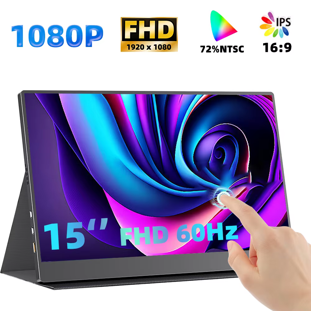 Moniteur portable tactile 15' Full HD