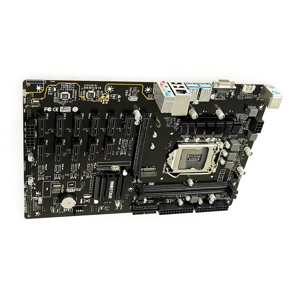 Carte mère B360 LGA 1151 BIOSTAR TB360-BTC PRO 2.0 CPU pour processeurs de 8e et 9e génération i9-9900K i7-9700K i7-8700K i5-9600K i3-8350K M.2 ATX