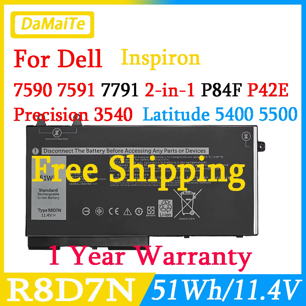 Batterie d'ordinateur portable pour Dell Latitude