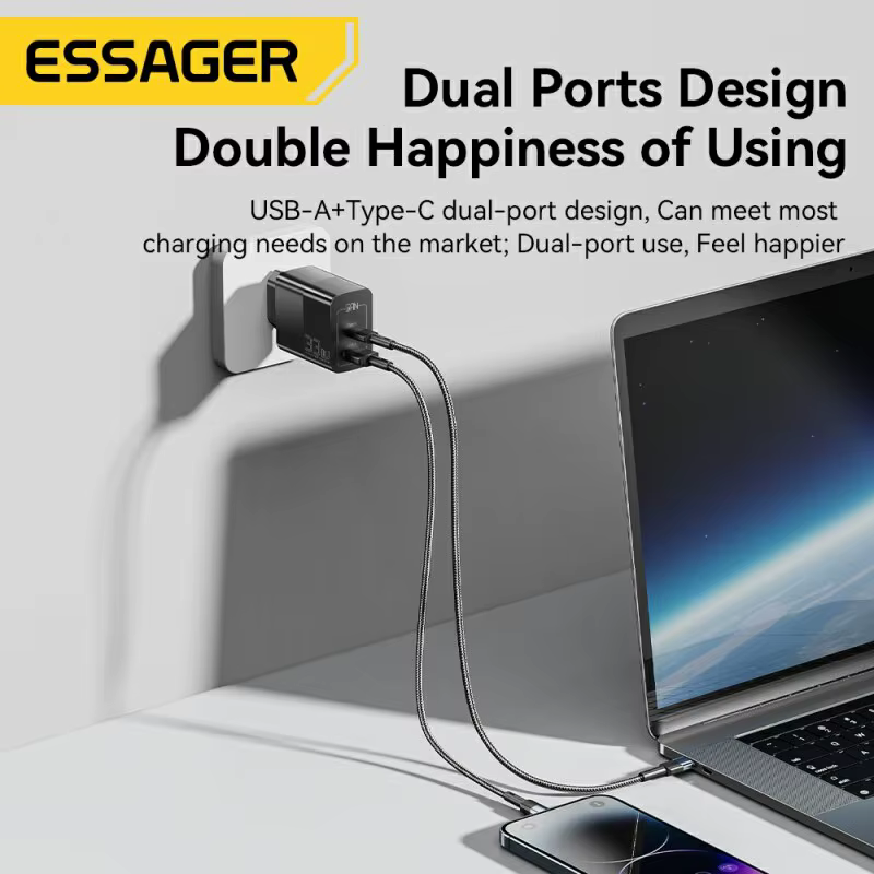Essager-Chargeur USB Type-C