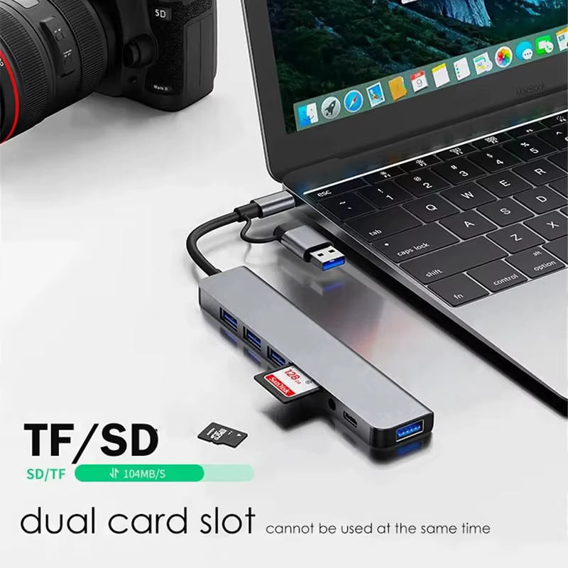 Hub USB Type C 8 en 1, Station d'accueil