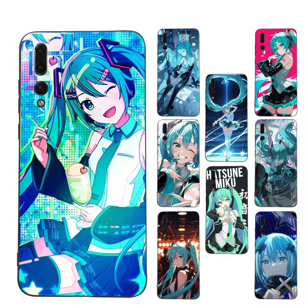 Coque de téléphone fille japonaise h-hatsune Miku, étui pour Huawei P 8 9 10 20 30 40 50 Pro Lite Psmart Honor 10 Lite 70 Mate 20lite