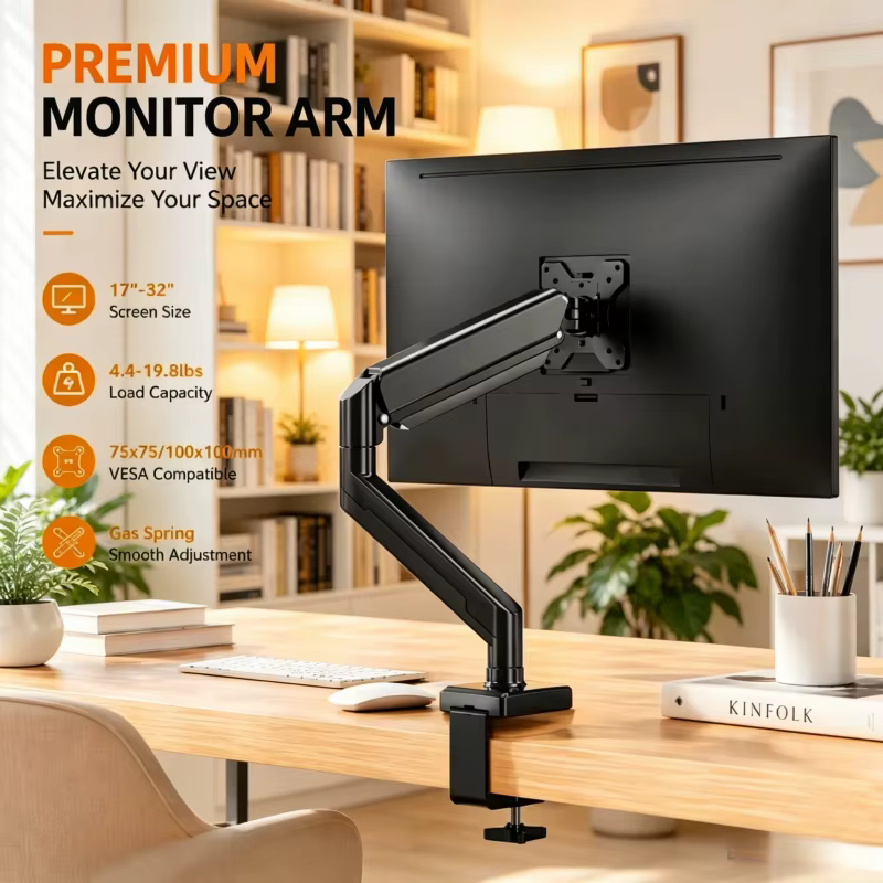 Support d'écran unique pour ordinateur de bureau