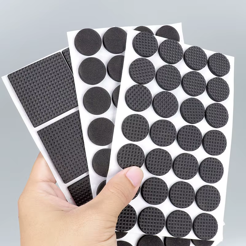 Coussinets en caoutchouc pour pieds de chaise, tapis antidérapant, amortisseur de pare-chocs, protection des pieds de Table auto-adhésive, matériel de protection du sol