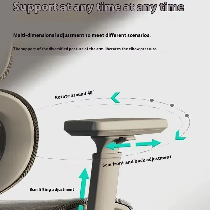 Chaise de bureau à dossier haut