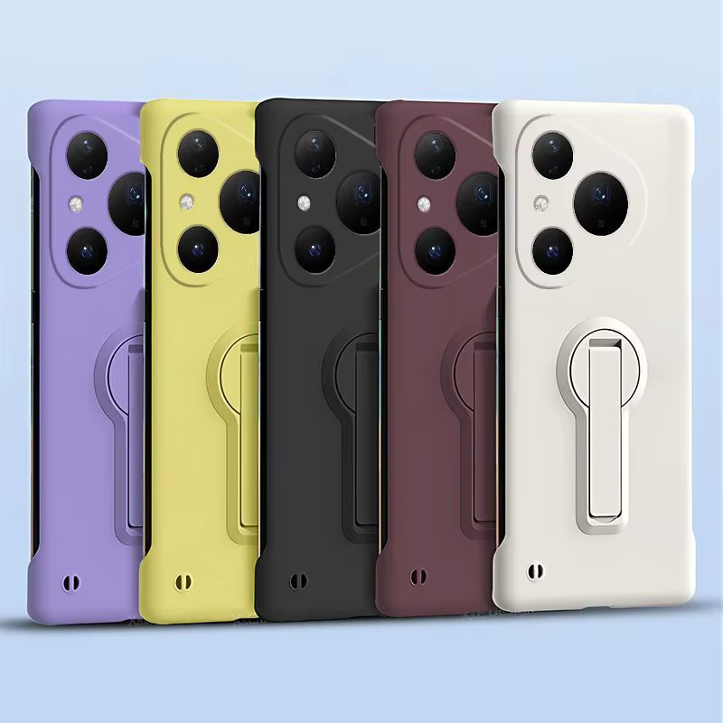 Coque de téléphone pour Huawei Pura 80 70 Ultra P60 P50 P40 P30 Pro, housse fine PC sans cadre, support rotatif, antichoc