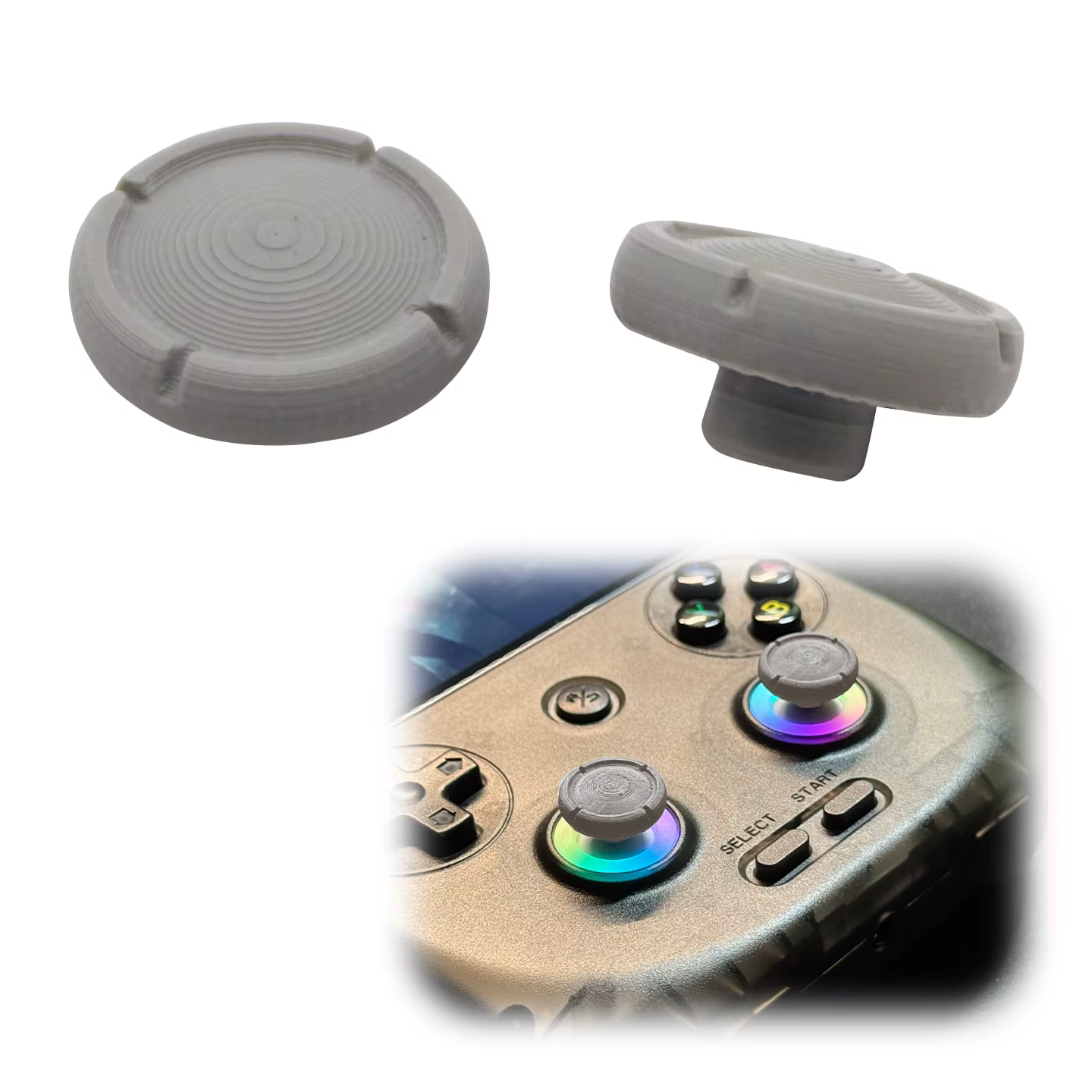 Pièces de rechange pour capuchon de joystick pour console de jeu ANBERNIC RG406V/RG406/ RG476H/RG477M