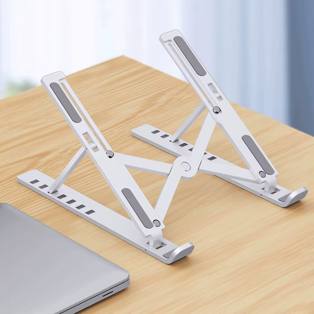 Support d'ordinateur portable réglable et pliable