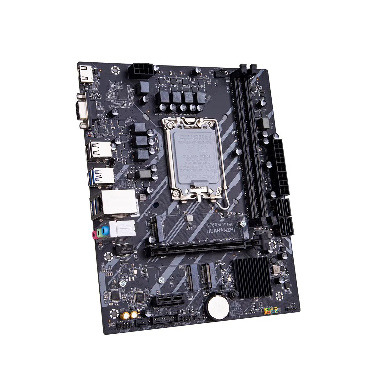 HUANANZHI B760M VH A M-ATX DDR4 carte mère Intel LGA 1700 CPU prise en charge 12/13 Gen B760 Compatible