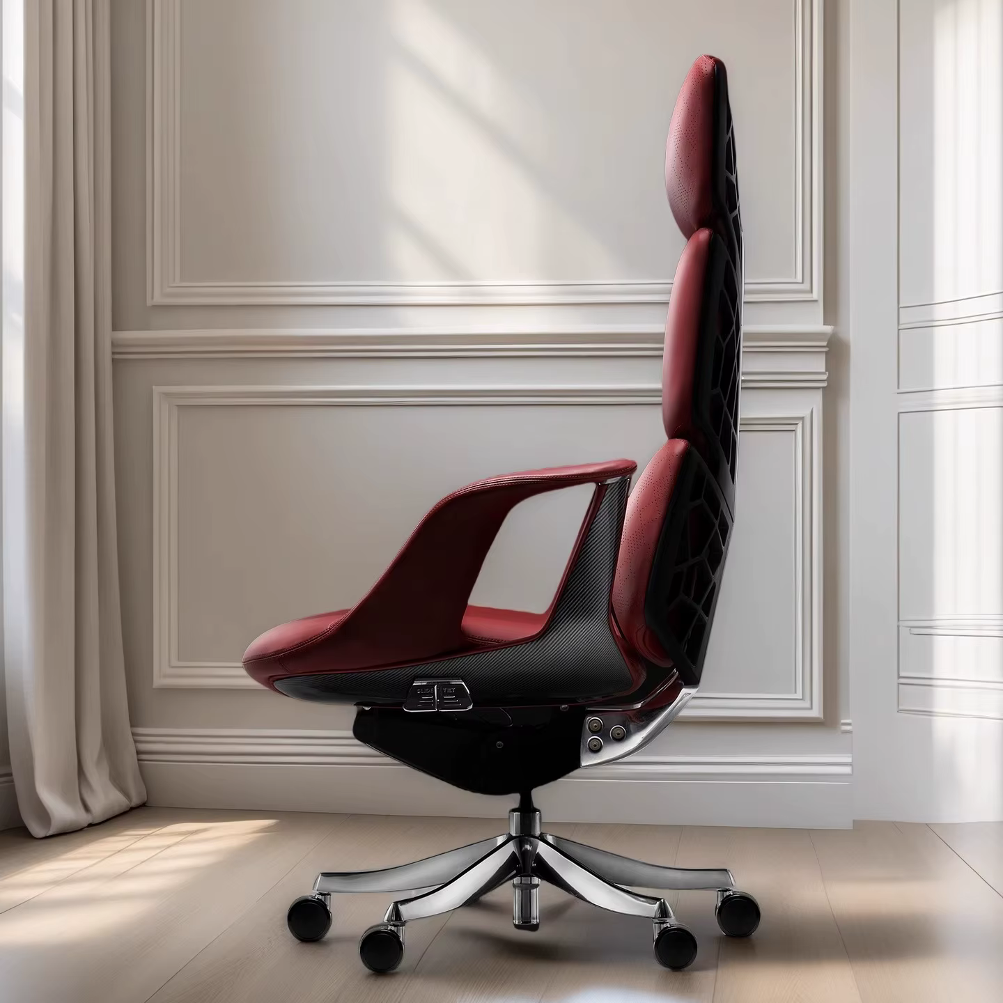 Chaise de patron de bureau ergonomique haut de gamme