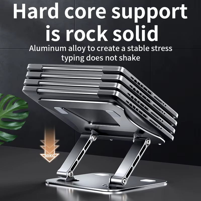 Support de tablette de téléphone réglable en alliage d'aluminium
