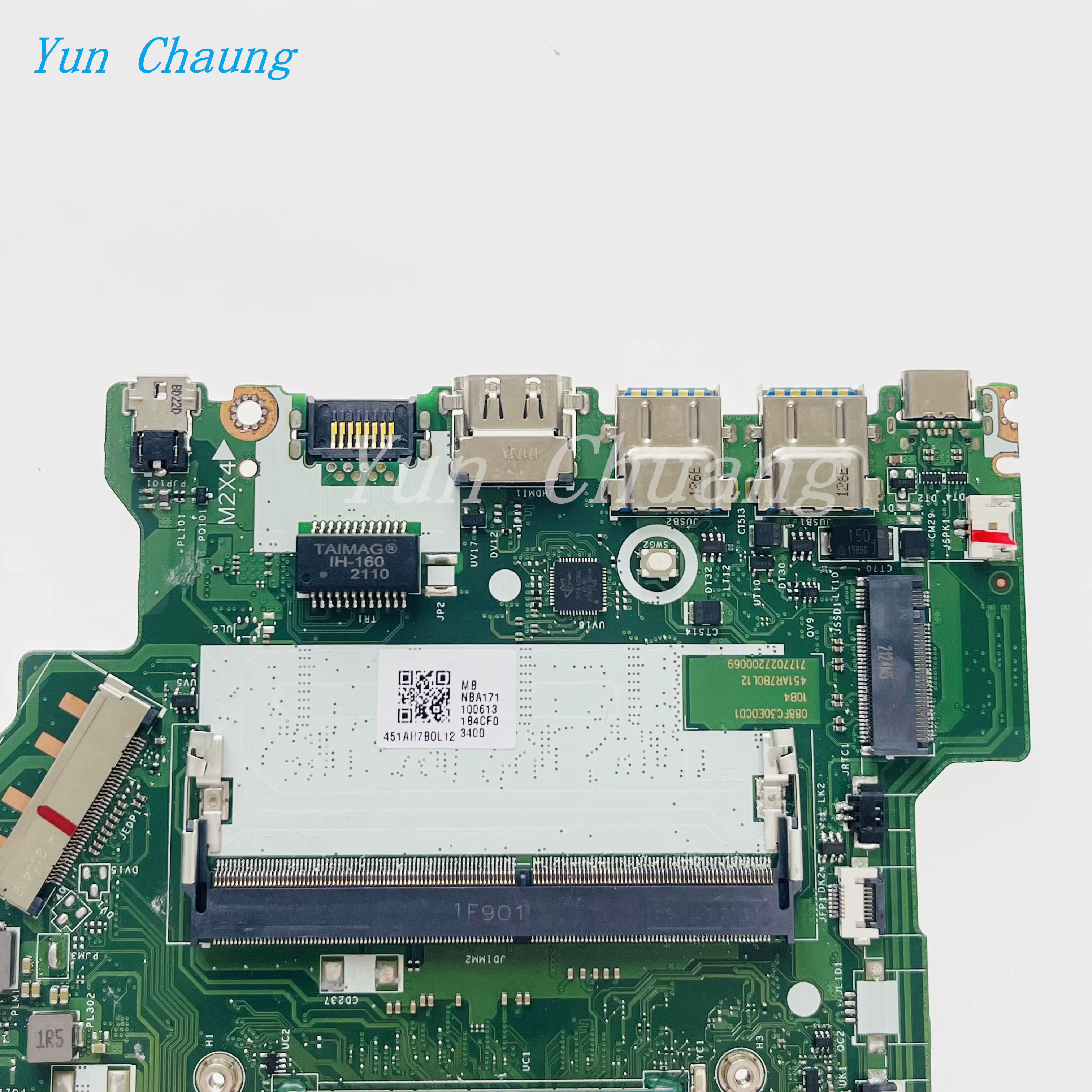 Pour Acer A515-56 A517-52 S50-53 carte mère d'ordinateur portable FH5AT LA-K093P LA-K091P NB.A1711.006