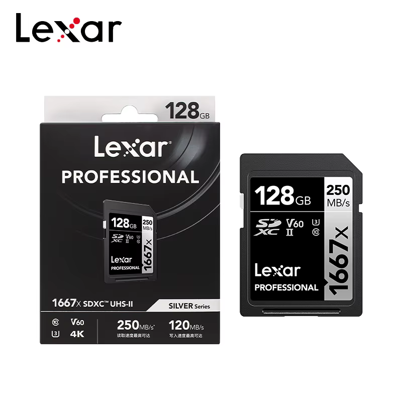 Carte mémoire officielle Lexar SD V90 V60 V30 SDXC 1 to 512 go 256 go 128 go 64 go UHS-I UHS-II 8k 4k cartes vidéo pour appareil photo