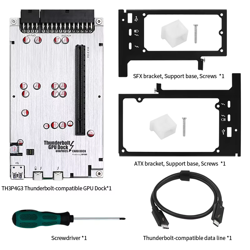 Station d'accueil GPU compatible Thunderbolt TH3P4G3