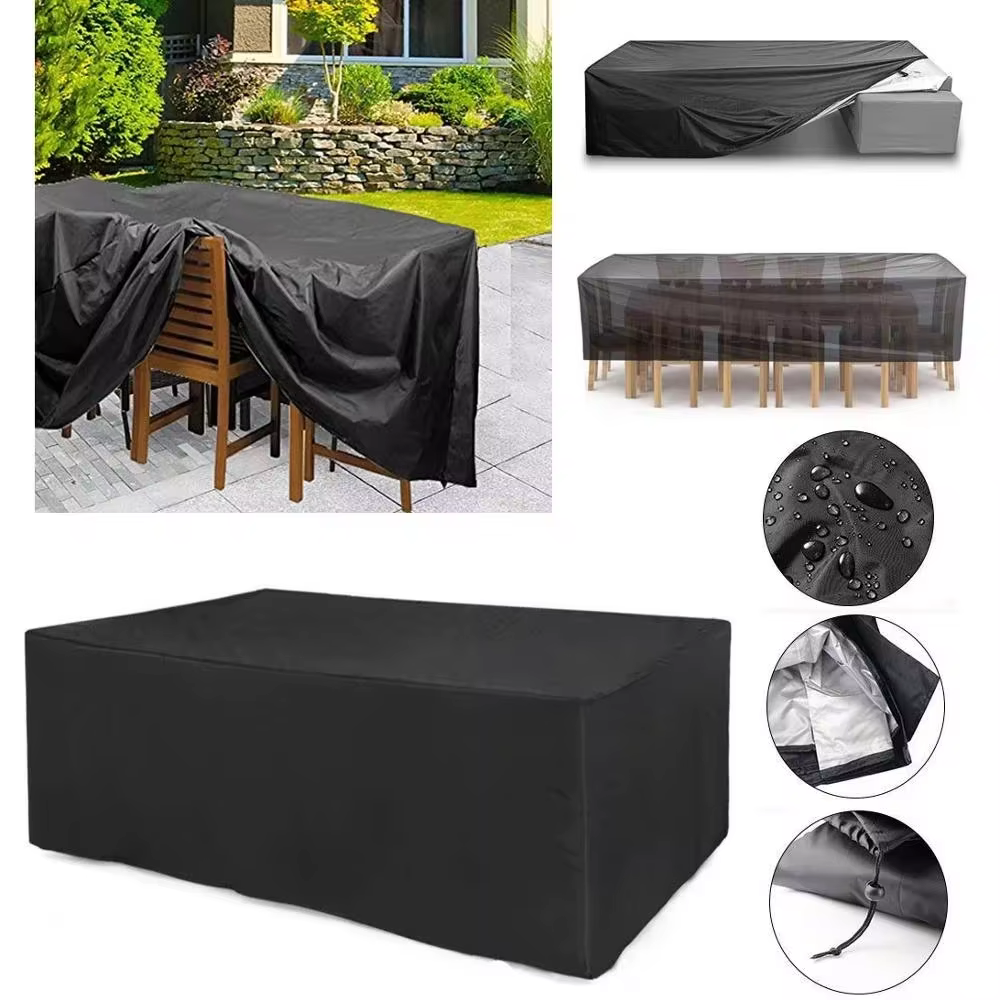 Véritable couverture extérieure pour meubles de jardin, résistant à la pluie et à la neige, chaise de Patio, canapé, Table, housse anti-poussière, coussin de protection extérieur