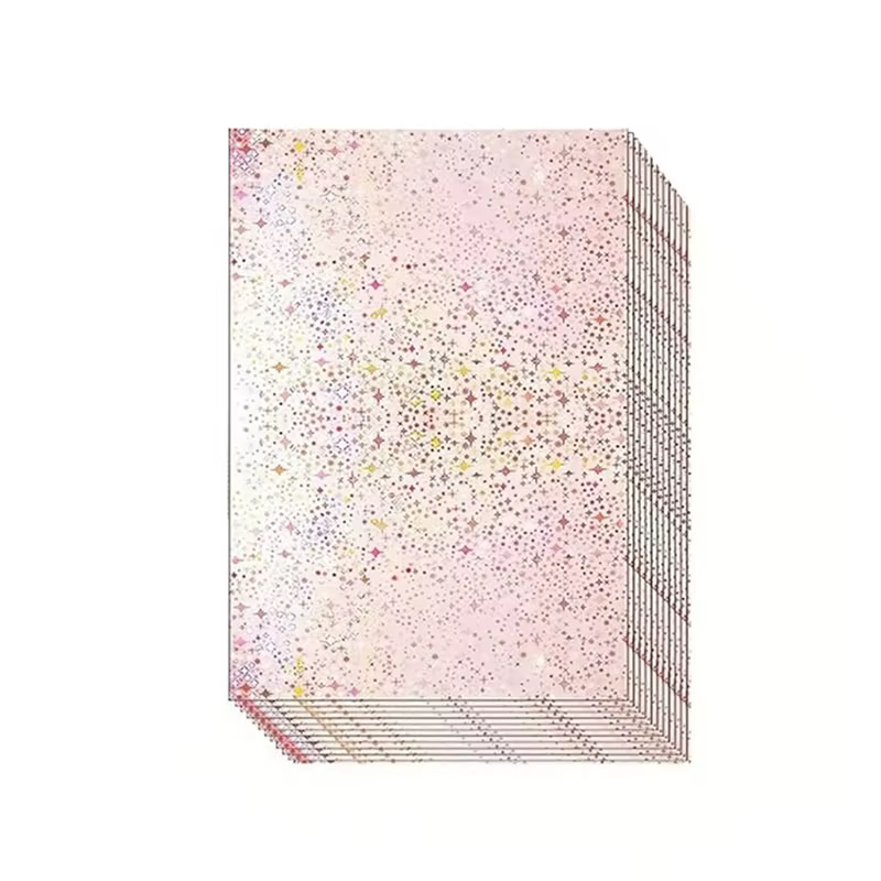 BSEVB-20 feuilles de carton holographique de 8,5 x 11 pouces, qualité métallique 250G, parfaites pour les projets de scrapbooking et de bricolage