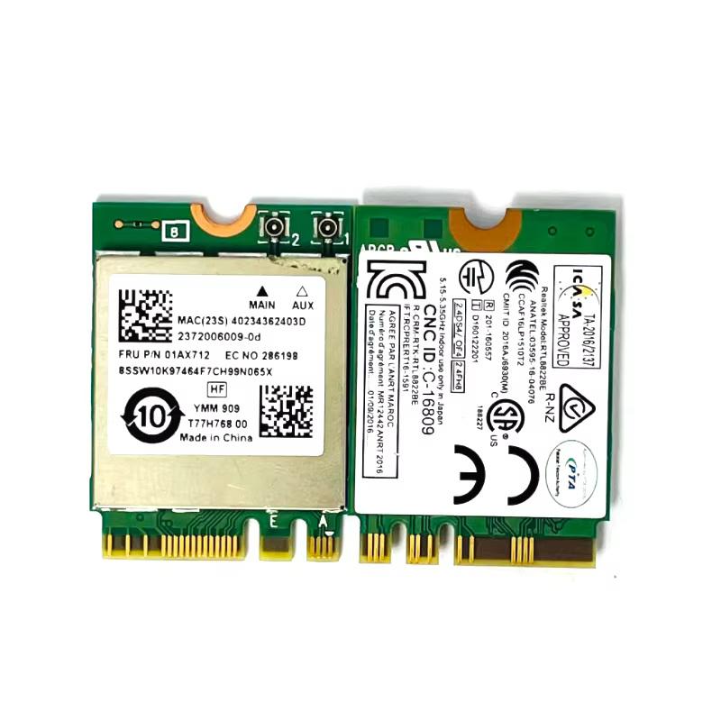 RTL8822BE carte réseau double bande 867M +