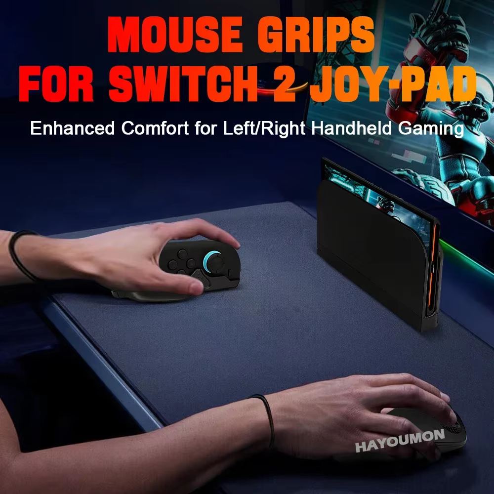 Souris de jeu gauche et droite pour Switch 2 avec sangle de poignet antidérapante