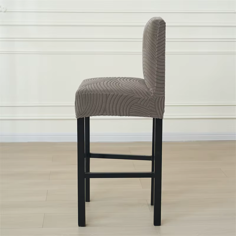 1/2/4/6 pièces housses de chaise de Bar Jacquard élastique tabouret housse comptoir selle housse de siège meubles housse anti-poussière pour salon café