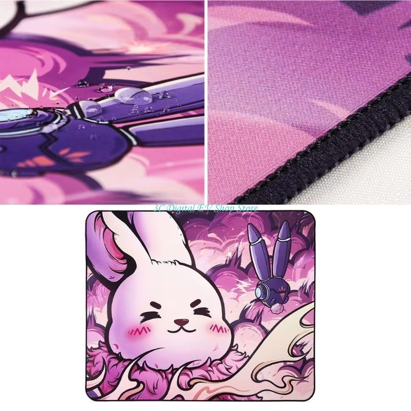 Tapis souris jeu E74D lisse Esptiger, tapis souris Flexible lisse, bord cousu