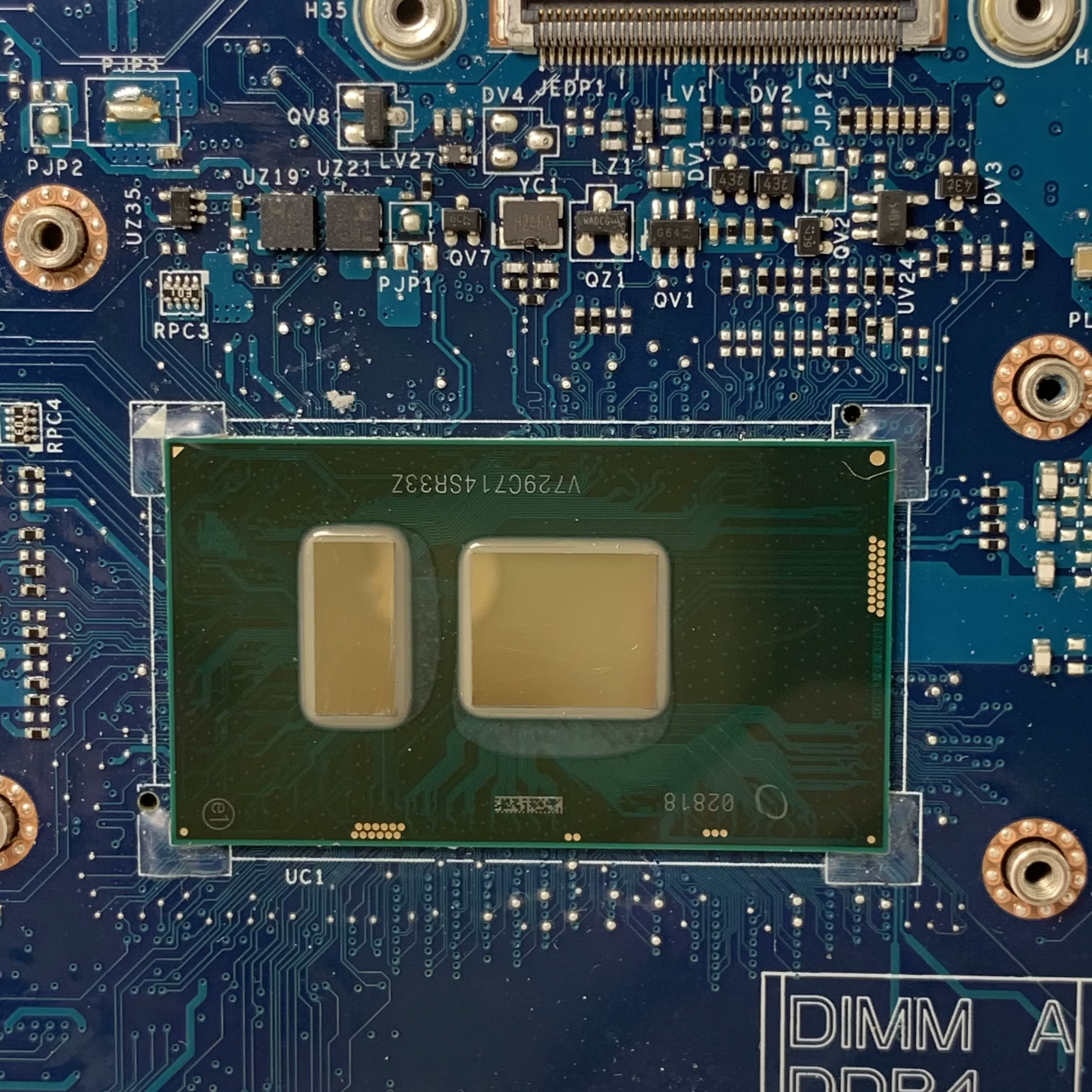 Carte mère pour ordinateur portable Dell Latitude 5480 E5480 LA-E081P avec processeur I3 I5 I7 6/7e génération