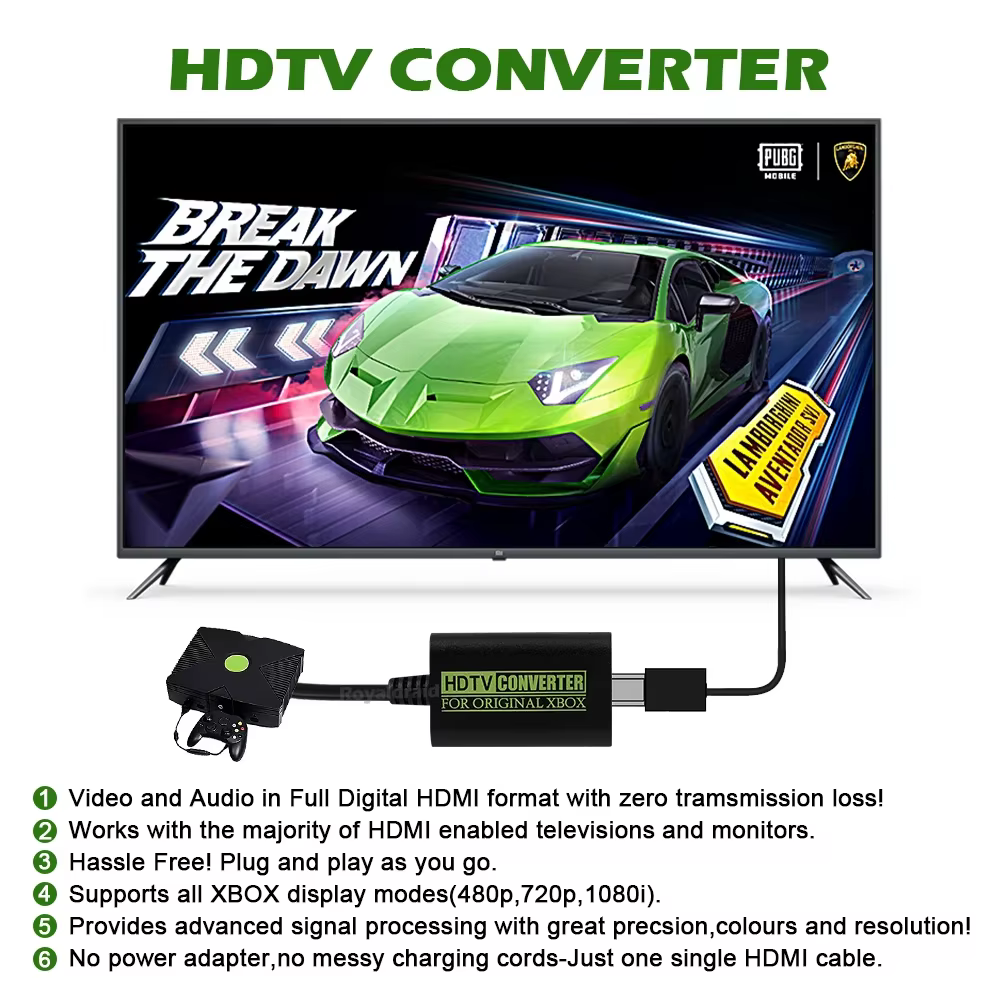 Convertisseur de moniteur TV pour projecteur HDTV