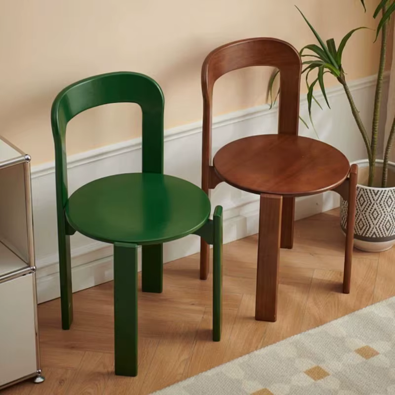 Chaise de salle à manger minimaliste moderne en résine moulée, Design intégré, Options de couleurs multiples, chaise d'appoint robuste pour salle à manger