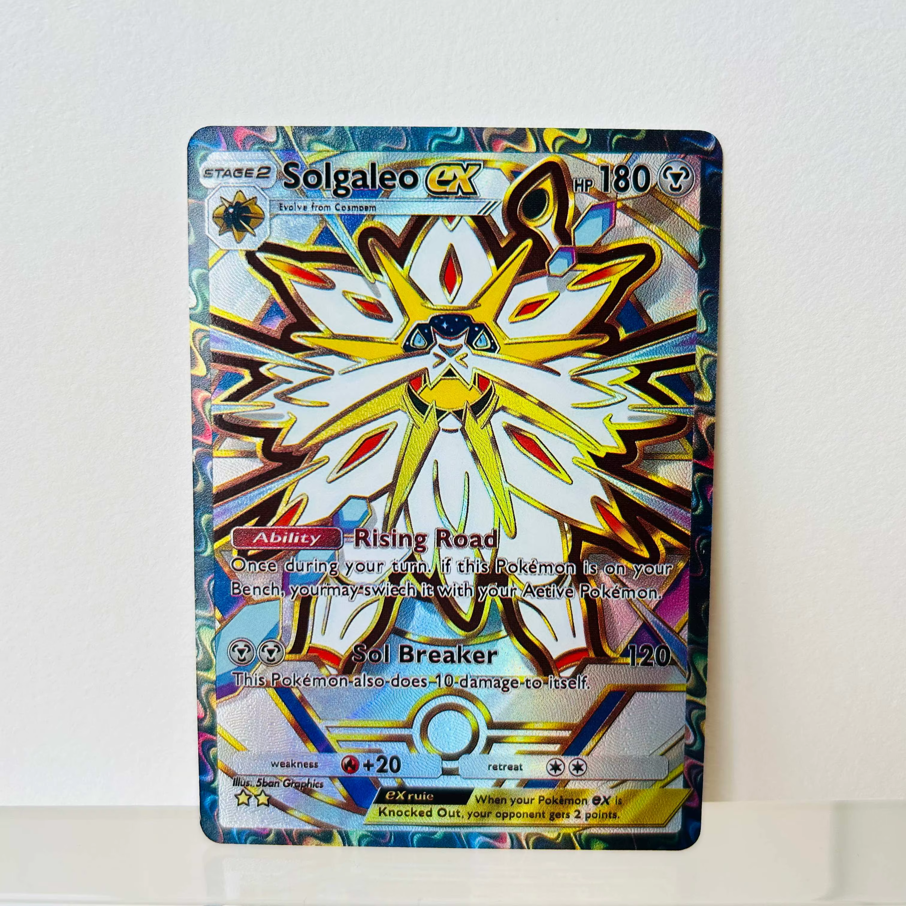 Cartes de collection Mewtwo Ex version anglaise, qualité de collection, texture foil DIY, excellent état, collection d'anime premium