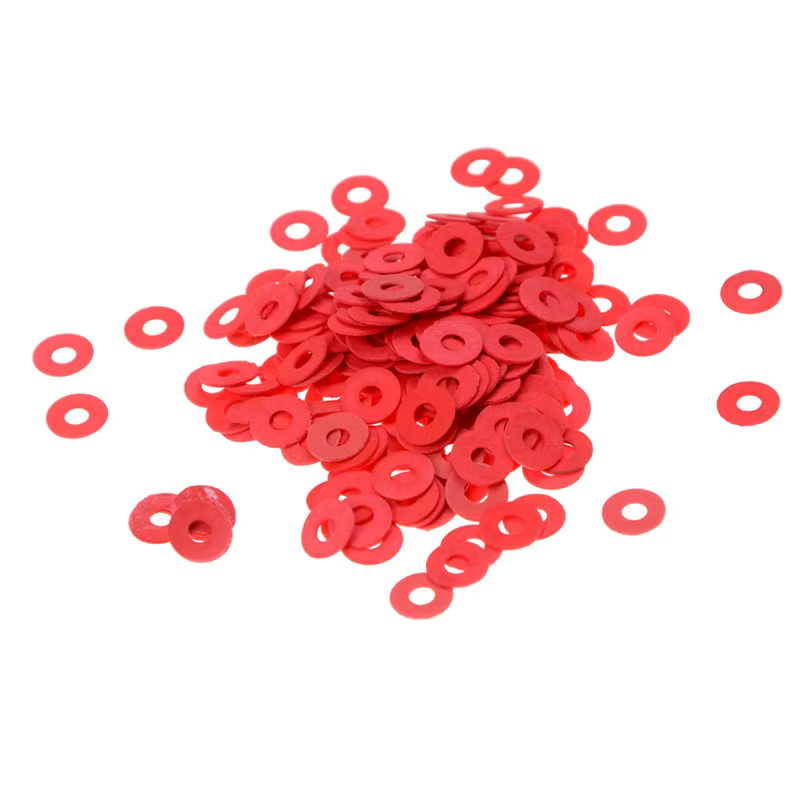 Rondelles de fibres isolantes à vis de carte mère rouge de 3mm
