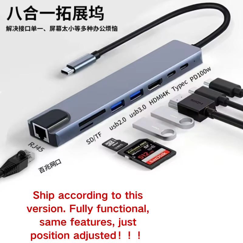 Hub USB C, séparateur de type C