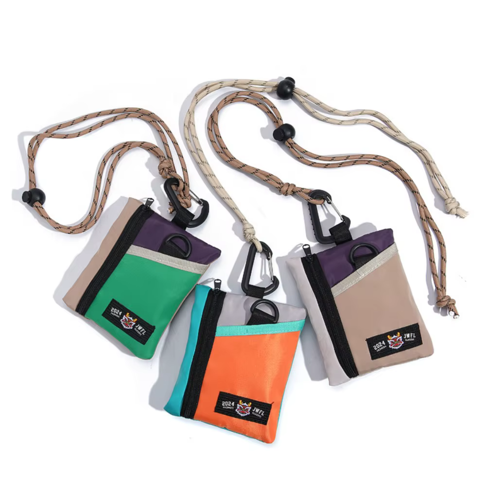 Porte-cartes en Nylon, sangle de cou, lanière, carte de crédit professionnelle, carte d'identité, Badge, portefeuille, porte-monnaie, pochette, sacs pour cartes de Bus d'étudiant