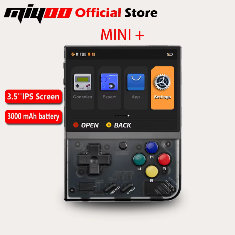 MIYOO Mini Plus Console de jeu portable rétro écran IPS HD 3
