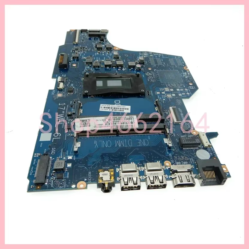 6050A3156901-MB-A01 avec i5-8265U CPU carte mère pour ordinateur portable HP 17-BY