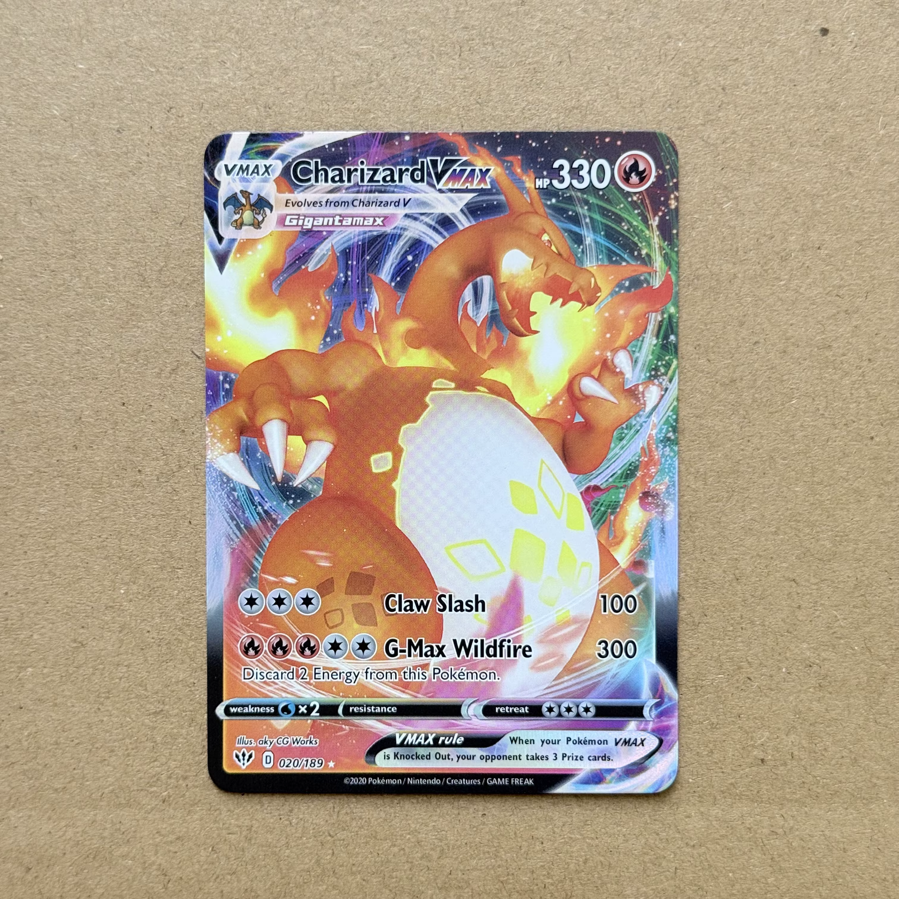 Cartes Pokémon Charizard 1ère Édition Charizard 1996 Base Set SV/Team Rocket Foil Cartes Rares Collection de Jeu Cartes PTCG Proxy