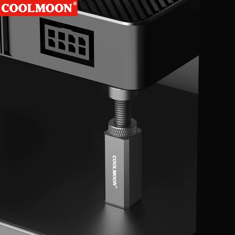 Support de carte graphique GPU réglable télescopique rotatif à vis en alliage d'aluminium, support de carte vidéo, accessoire pour boîtier de PC de bureau
