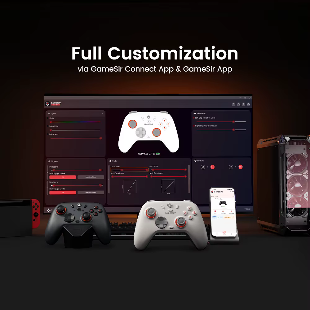 Nova 2 Lite Contrôleur de jeu sans fil multiplateforme pour Switch