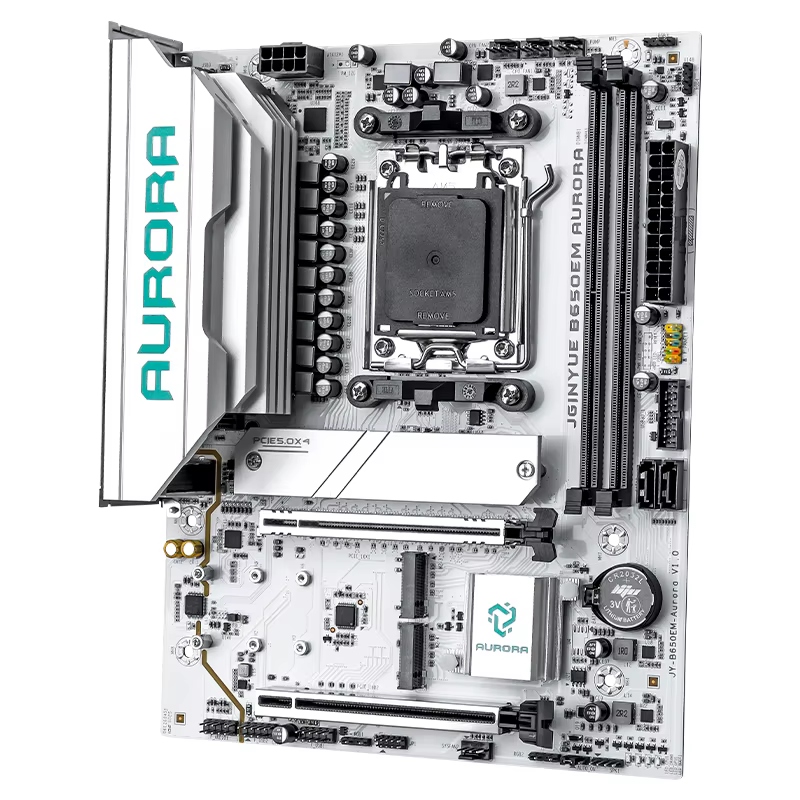 JGINYUE B650M AURORA nouvelle carte mère M-ATX pour AMD ® Ryzen 7/8/9000 série ordinateur de bureau DDR5 RAM PCIe5.0