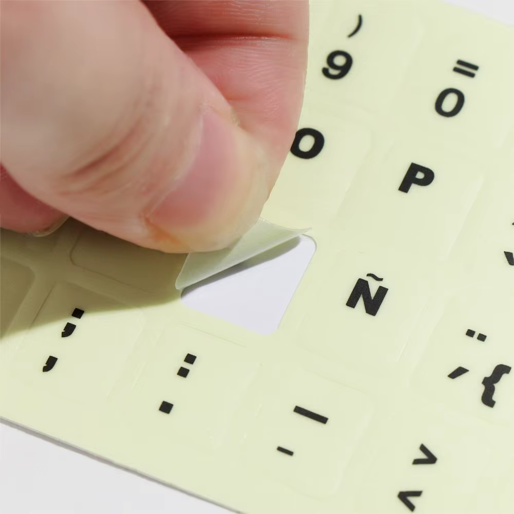 Shoous-Autocollants de clavier avec lettre