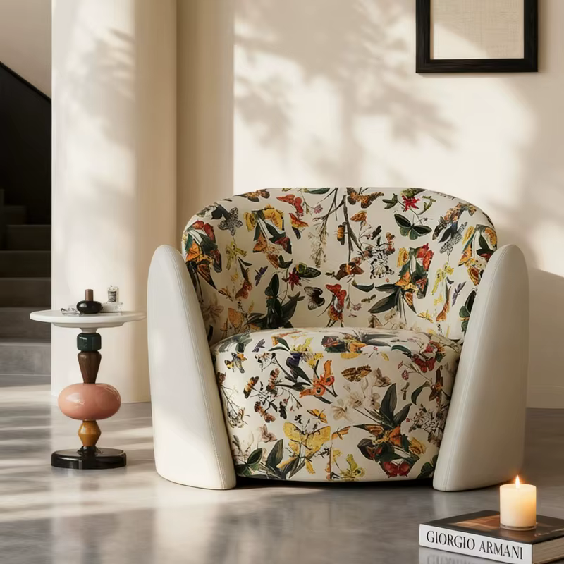 Fauteuil de bureau au design moderne, grand fauteuil relaxant au sol, fauteuil de lecture en forme de pétale, Cadeiras Para Sala De Estar, livraison gratuite, mobilier
