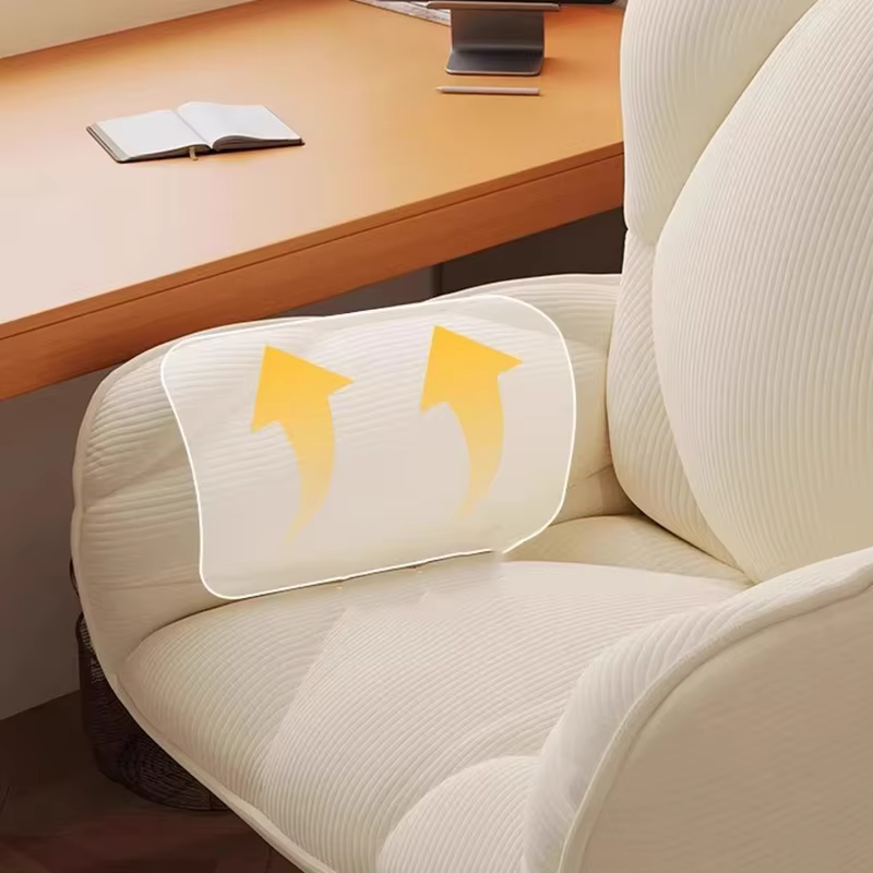 Chaises de bureau modernes pour femmes avec support dorsal