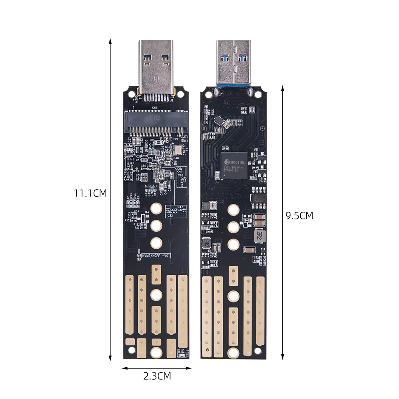 Adaptateur M2 vers USB 3.2 GEN2 10Gbps type-a M.2 SATA/NVME SSD