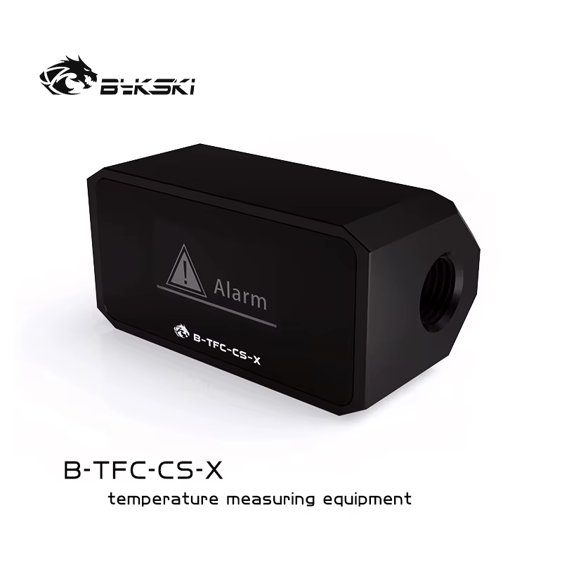 Bykski B-TFC-CS-X V3 PC liquide refroidisseur débitmètre thermomètre débit température 3 en 1 moniteur de refroidissement par eau affichage OLED numérique