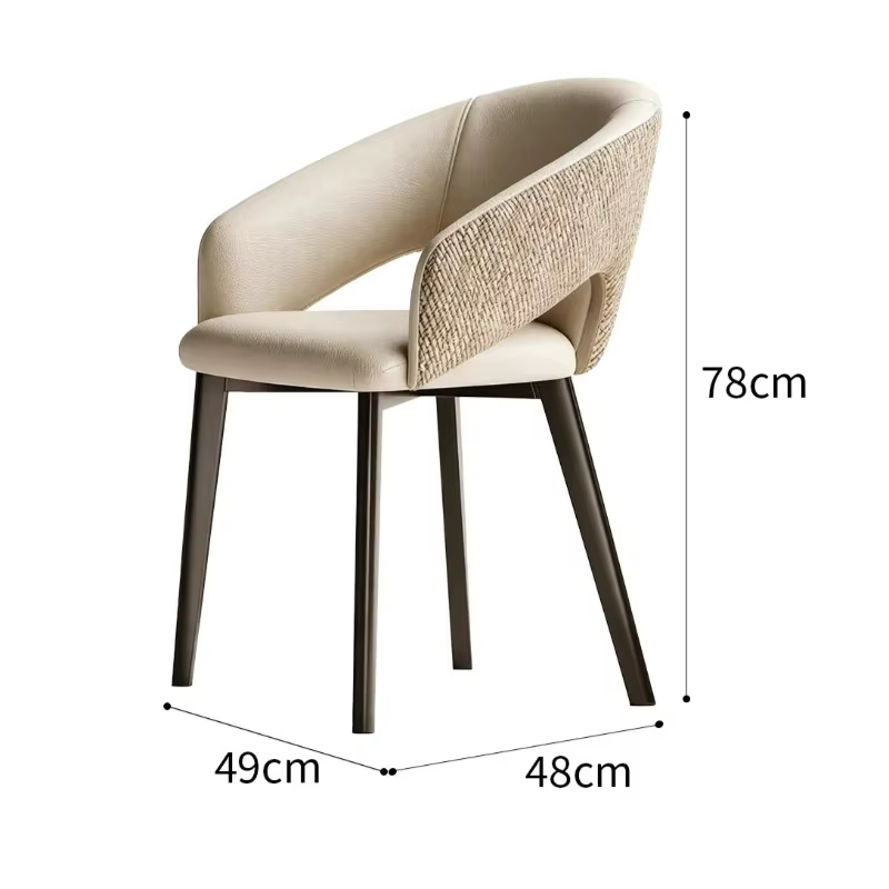 Chaises italiennes pour salon, relaxantes, élégantes, classiques, minimalistes, design moderne, meubles pour la maison