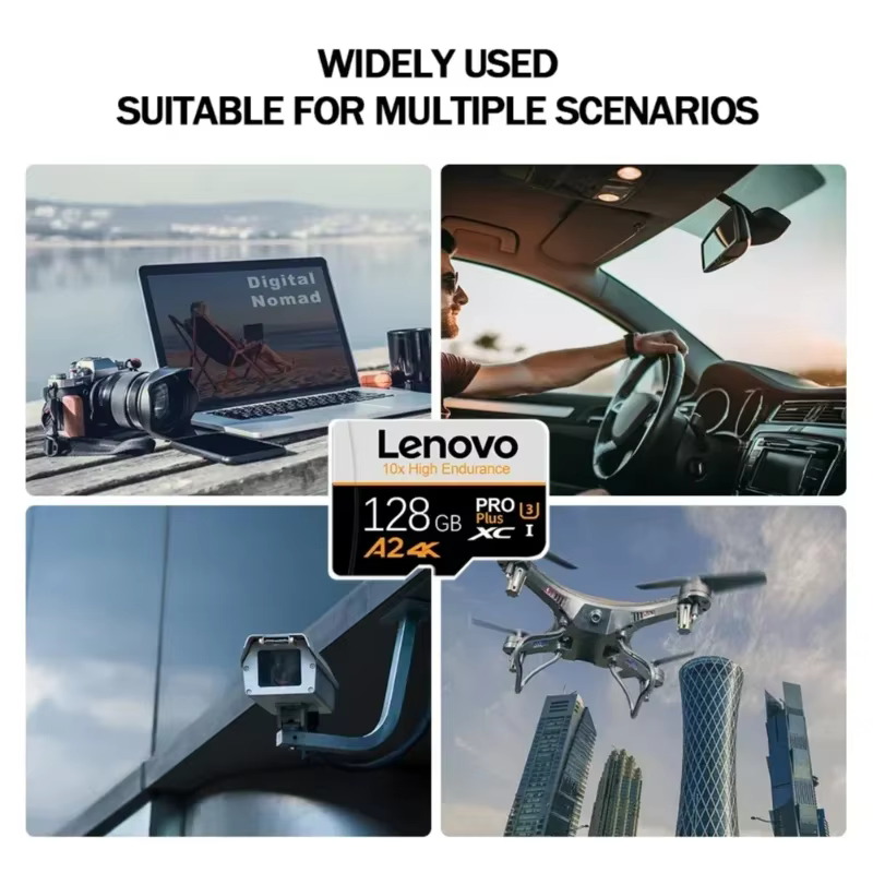 Carte mémoire SD Lenovo 256GB 512GB classe 10