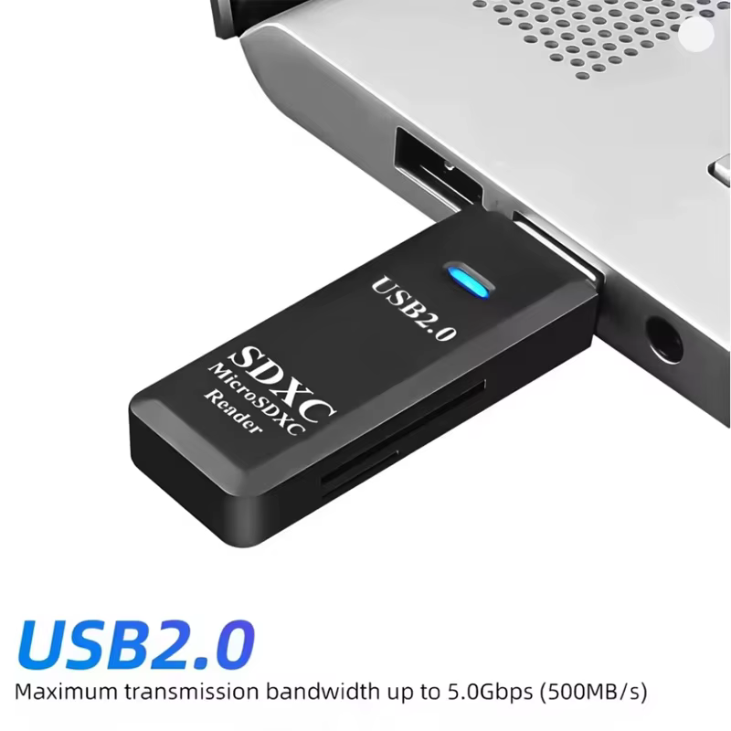 Lecteur de carte USB2.0/3.0 2 en 1