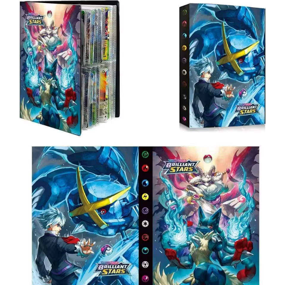 EN STOCK Album de cartes Pokémon Charizard 240 pièces, album de cartes de jeu Pokémon VMAX GX EX, classeur de collection, cadeau pour enfant