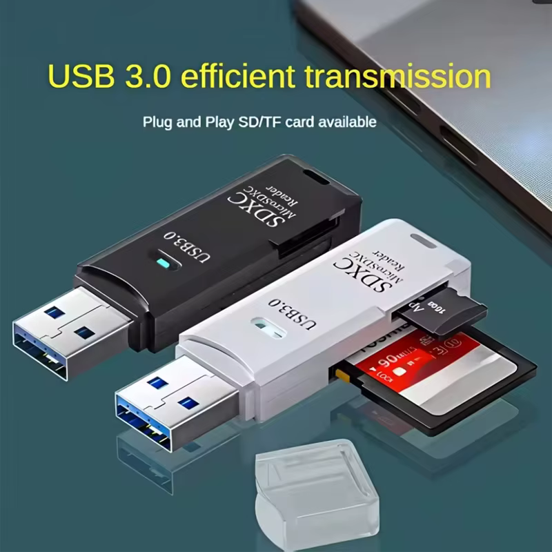 Lecteur de carte USB2.0/3.0 2 en 1