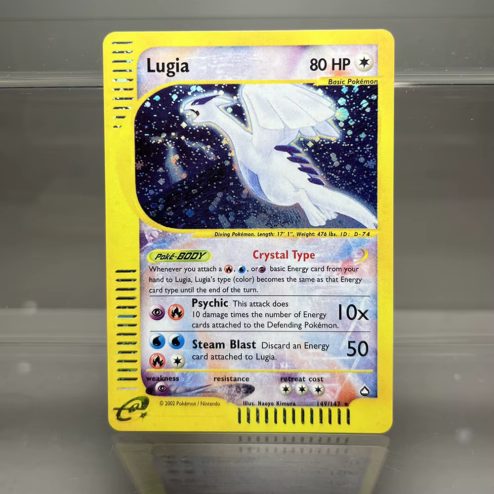Carte électronique holographique Pokemon, cartes simples Arbok Clefable Vileplume Suicune PTCG, cartes proxy, cartes à collectionner Pokemon, jouets pour enfants