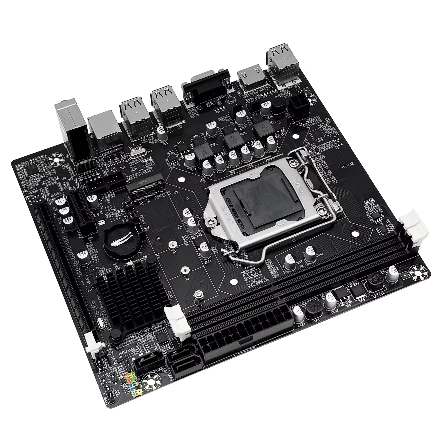 MACHINIST H61 carte mère LGA 1155 DDR3 RAM Compatible avec les CPU Intel Core 2e et 3ème génération prend en charge M.2 NVME SDD